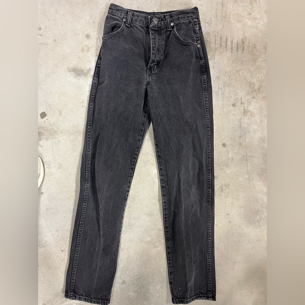 Silver Lake Wranglers Vintage Black Denim size 14 slim